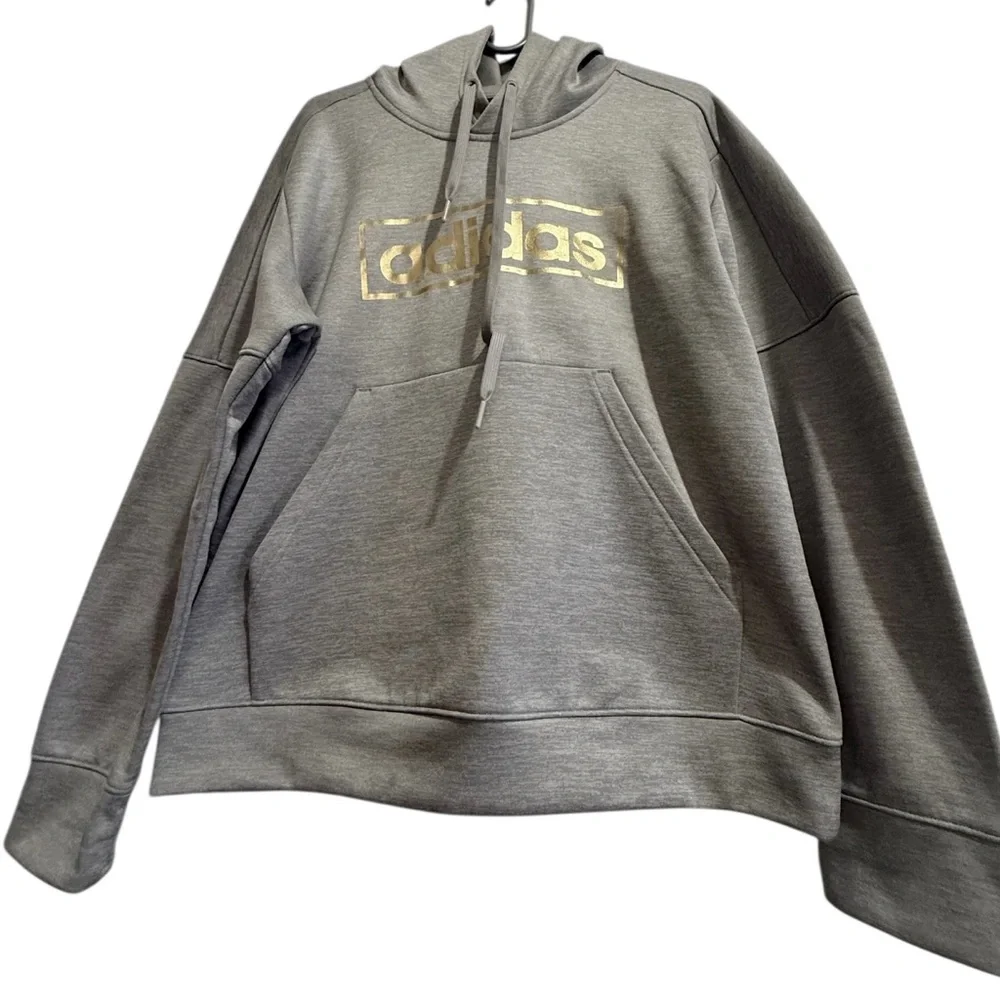 ADIDAS men's grey sweater size XL